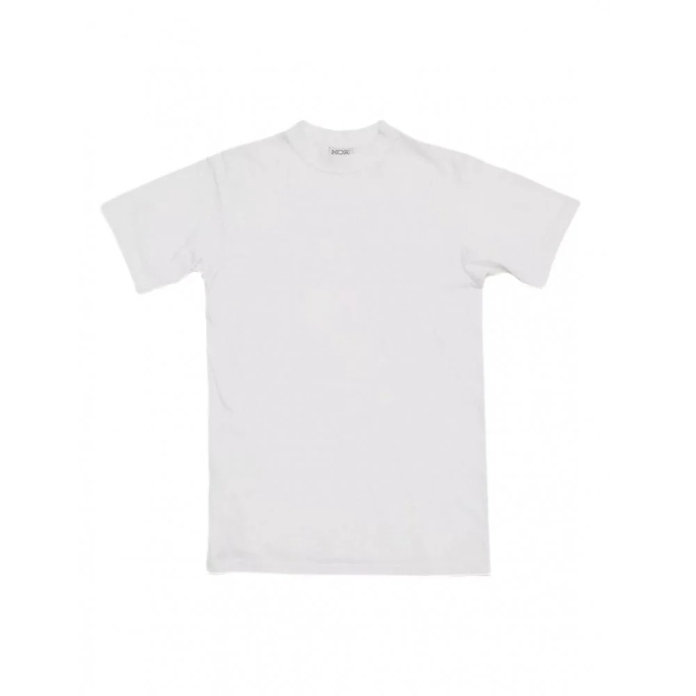 Harro Mercerised Cotton Crew-Neck T-Shirt, White - Image 6