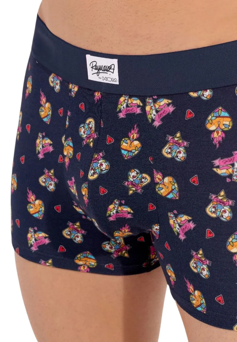 Love Story Boxer Trunk, Navy - Image 2