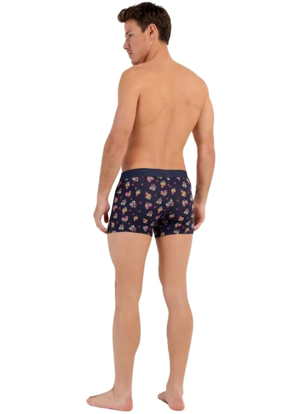 Love Story Boxer Trunk, Navy - Image 4