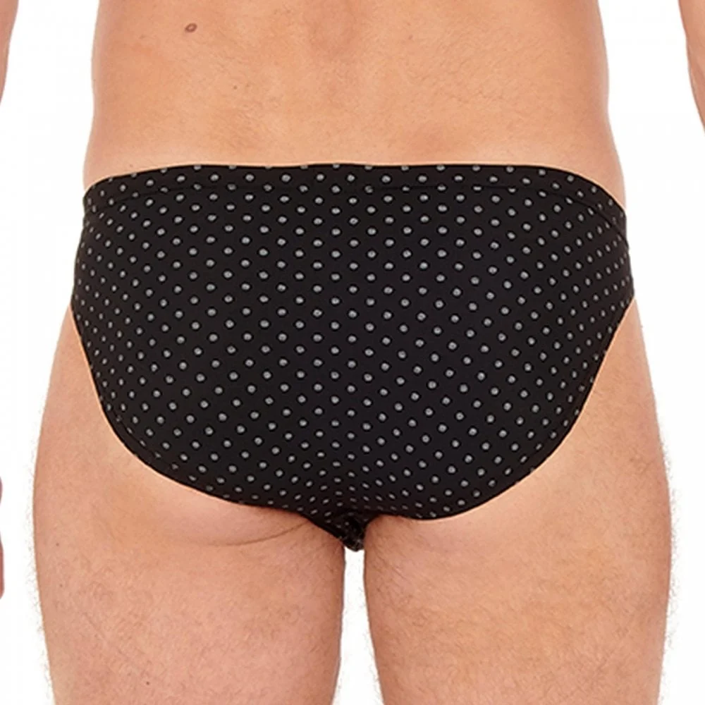 Max Microfiber Comfort Micro Brief, Black Print - Image 3