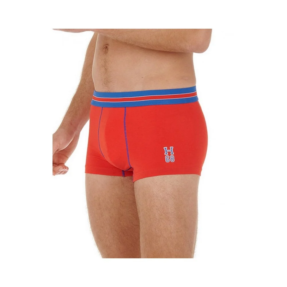 Run Sports Contrast Boxer Trunk, Red/blue - Image 4