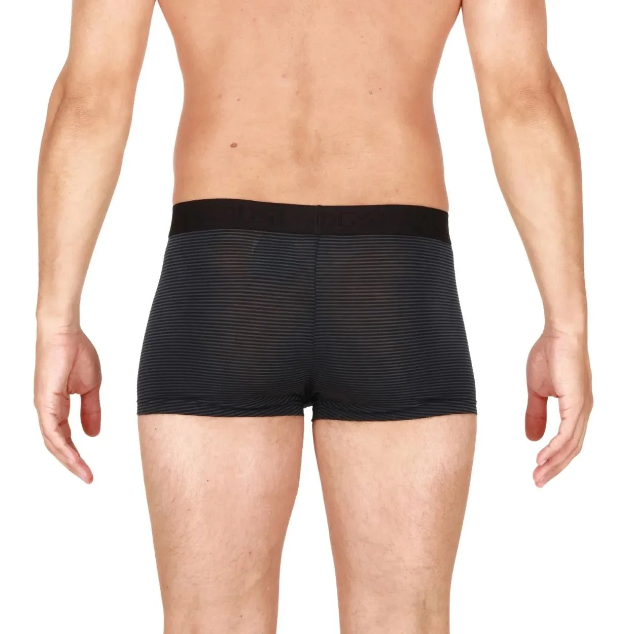 Simon Stripe Modal Stretch HO1 Boxer Brief, Black - Image 5