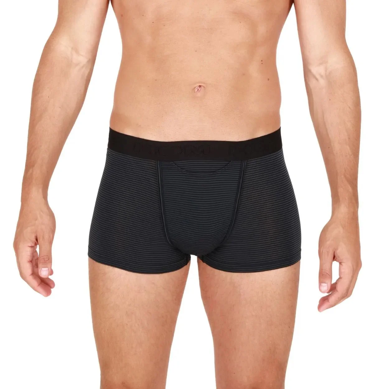 Simon Stripe Modal Stretch HO1 Boxer Brief, Black - Image 6