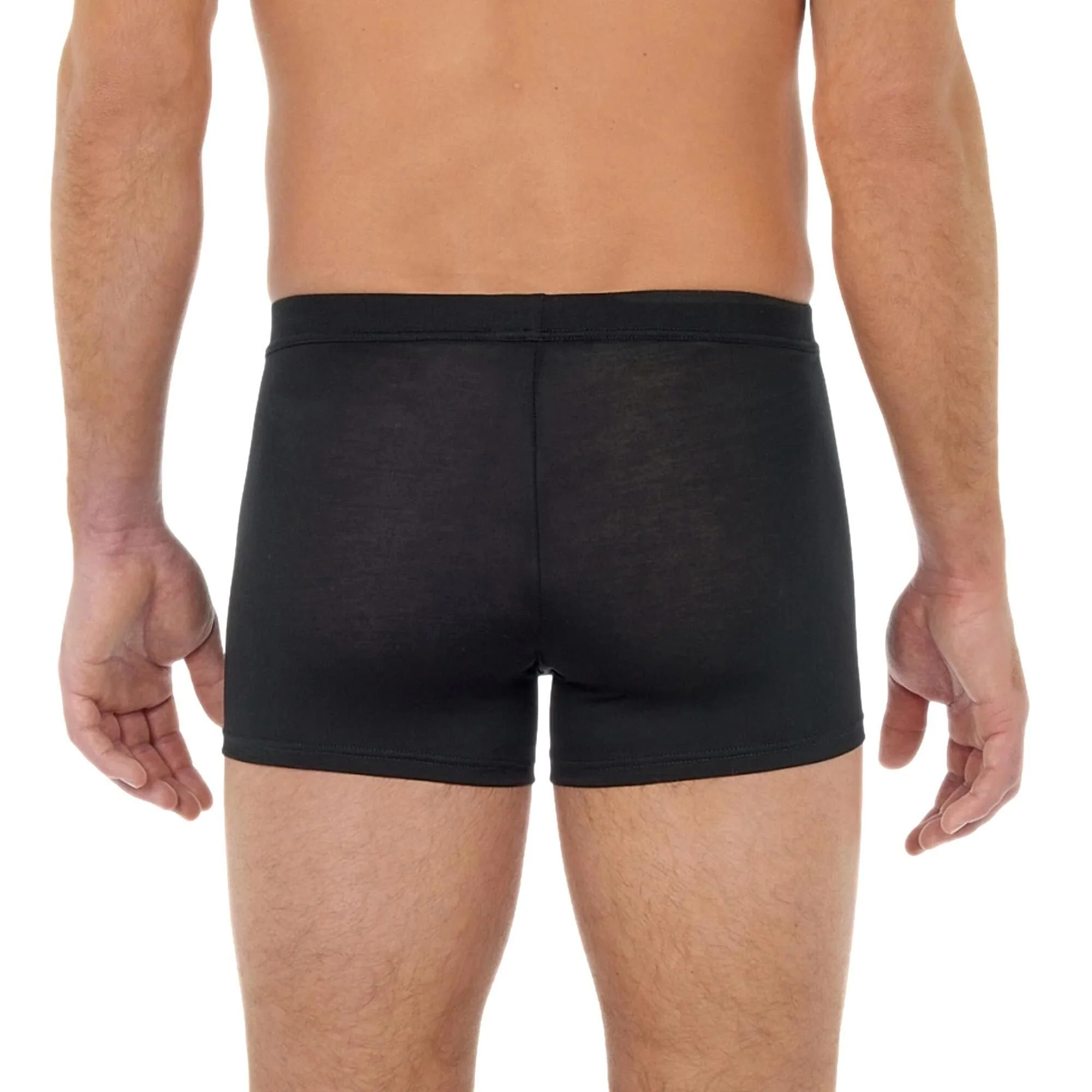 Tencel Soft Comfort Boxer Briefs, Black - Image 3
