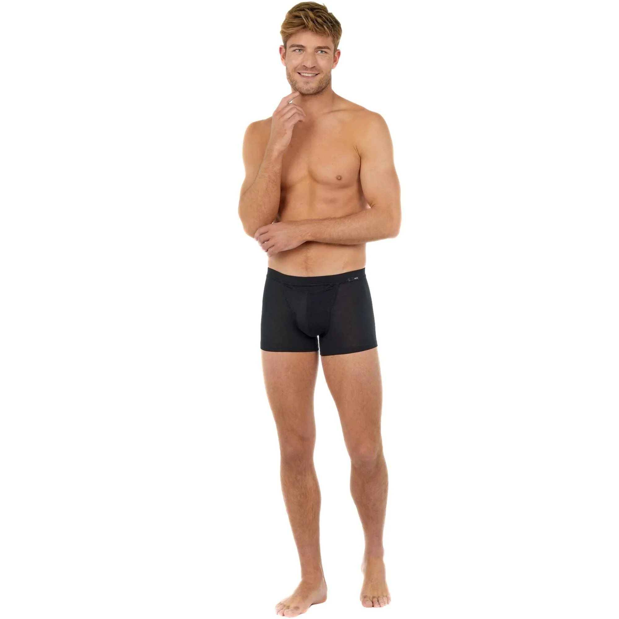 Tencel Soft Comfort Boxer Briefs, Black - Image 4