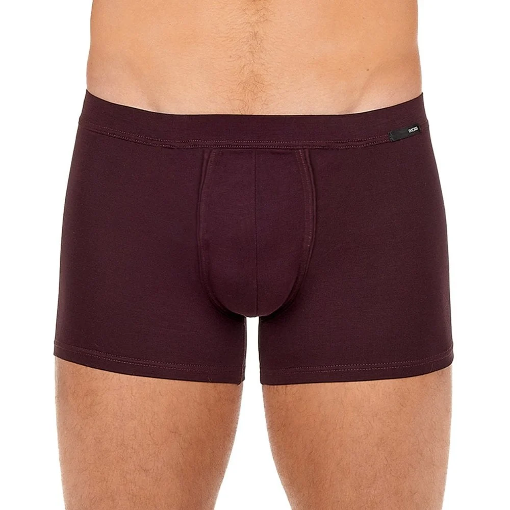 Tencel Soft Comfort Boxer Trunk, Burgundy - Image 2