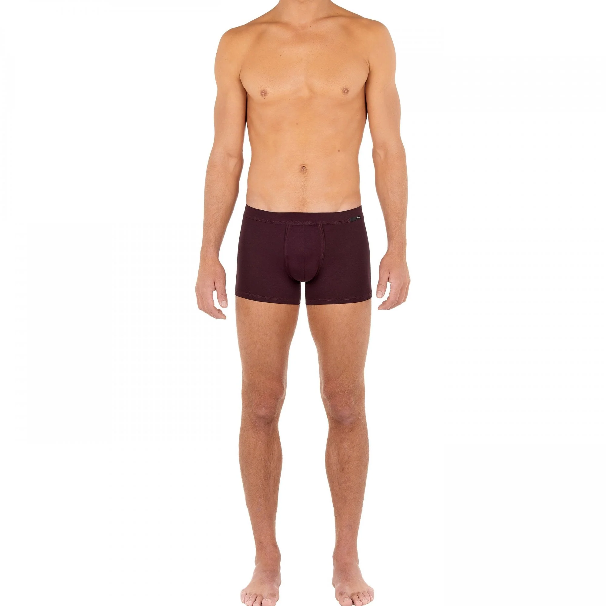 Tencel Soft Comfort Boxer Trunk, Burgundy - Image 5