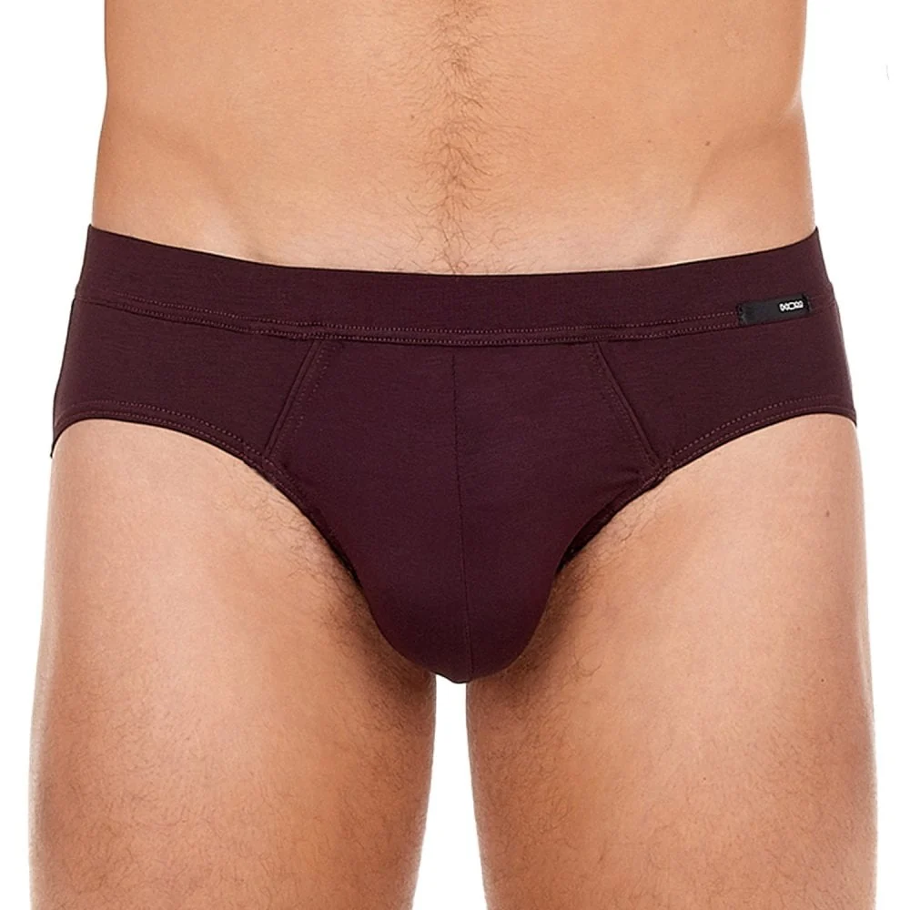 Tencel Soft Comfort Mini Brief, Burgundy - Image 2