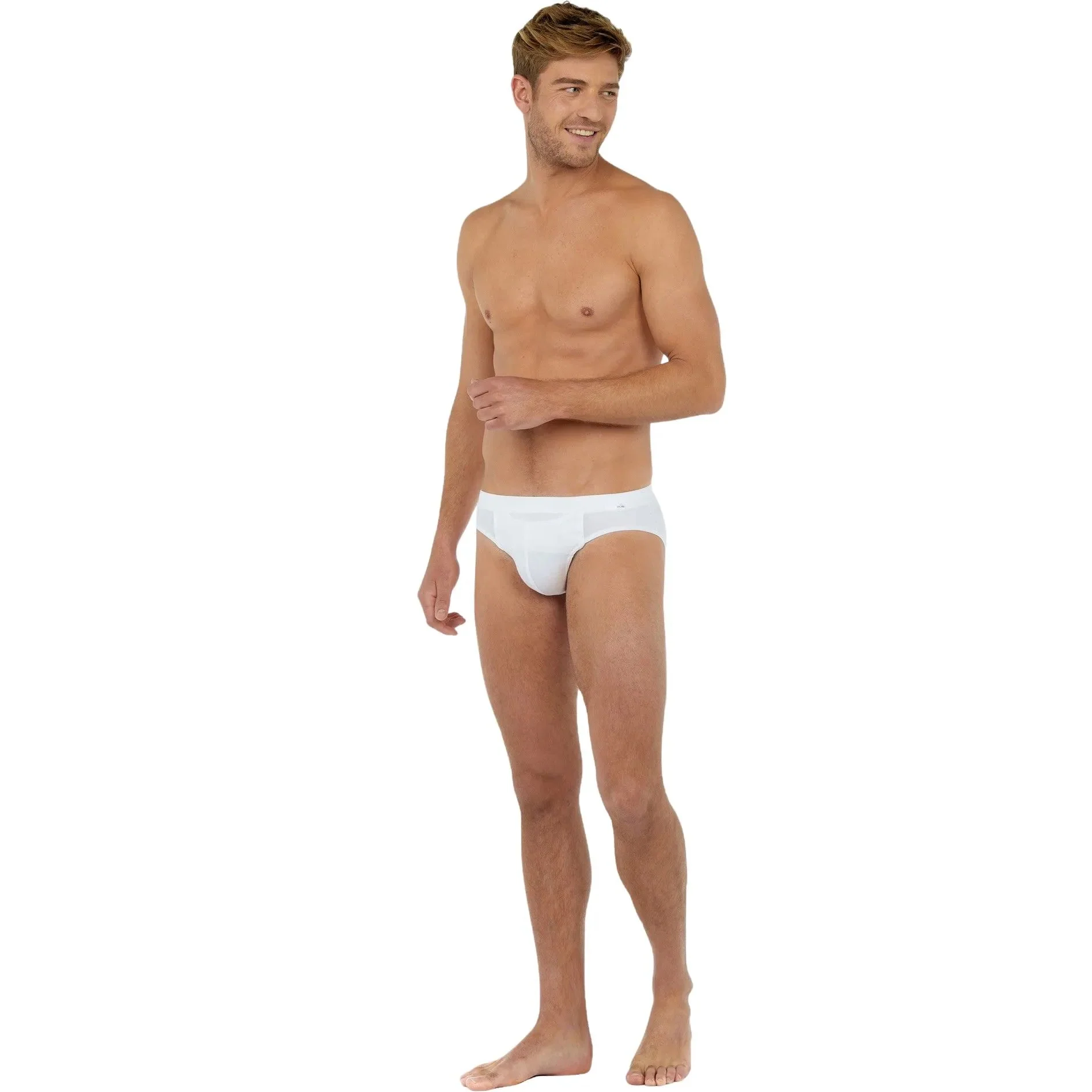 Tencel Soft HO1 Comfort Mini Brief, White - Image 5