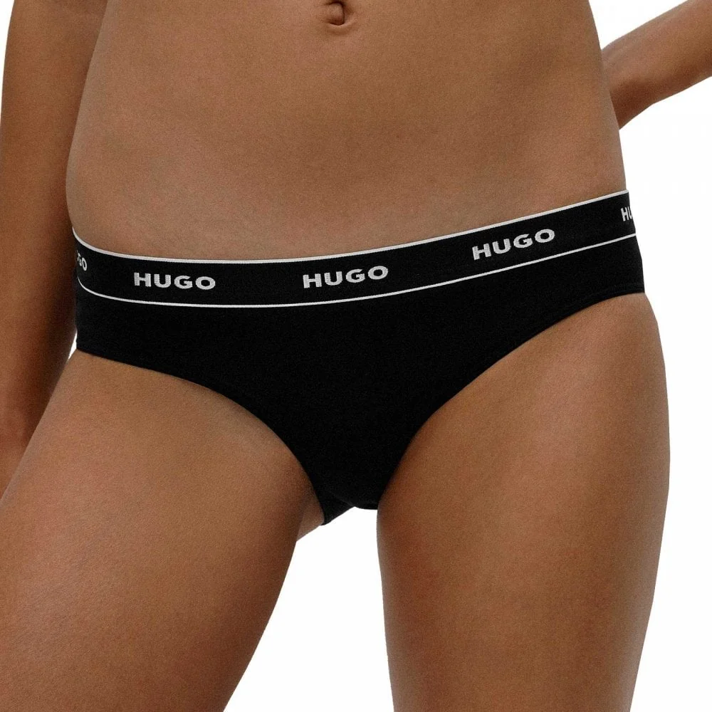 3-Pack Classic Logo Briefs, Black - Image 2