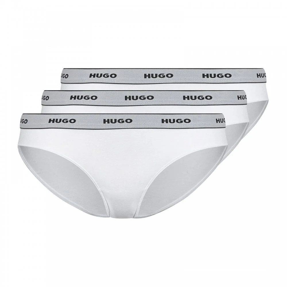 3-Pack Classic Logo Briefs, White
