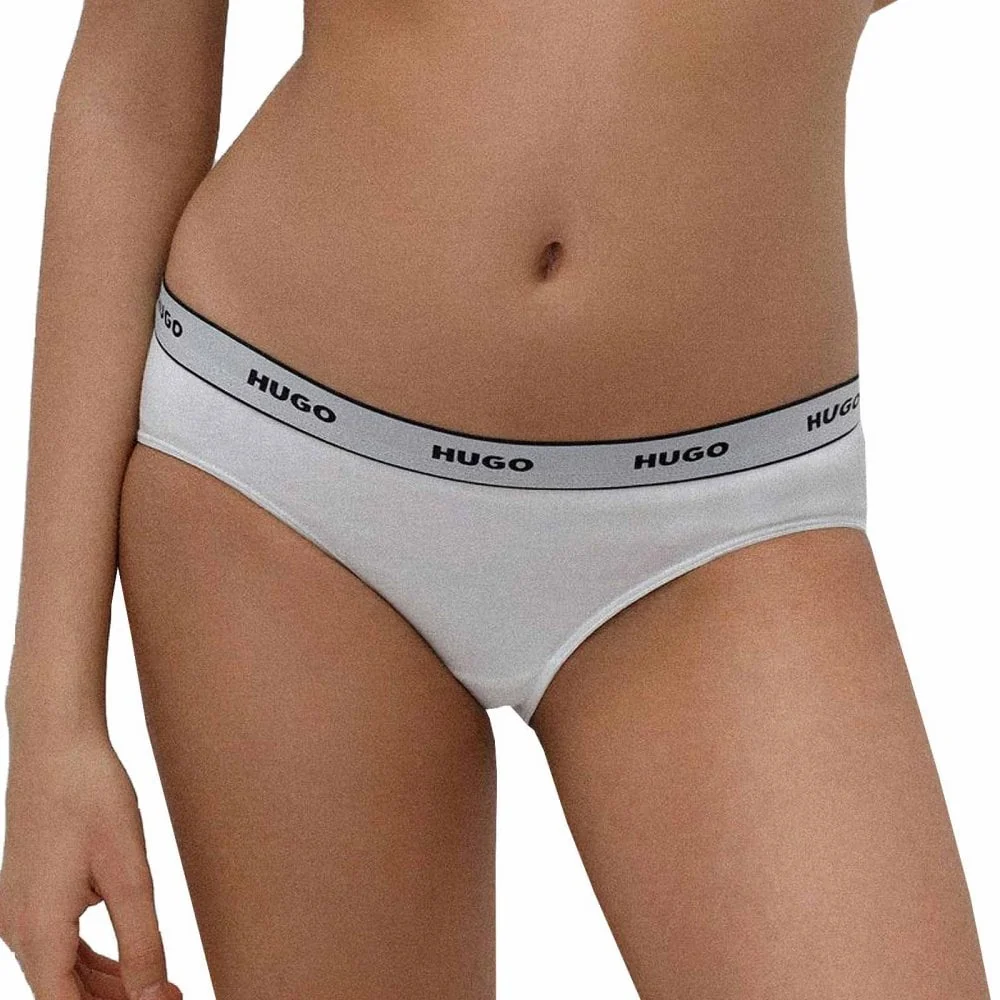 3-Pack Classic Logo Briefs, White - Image 4