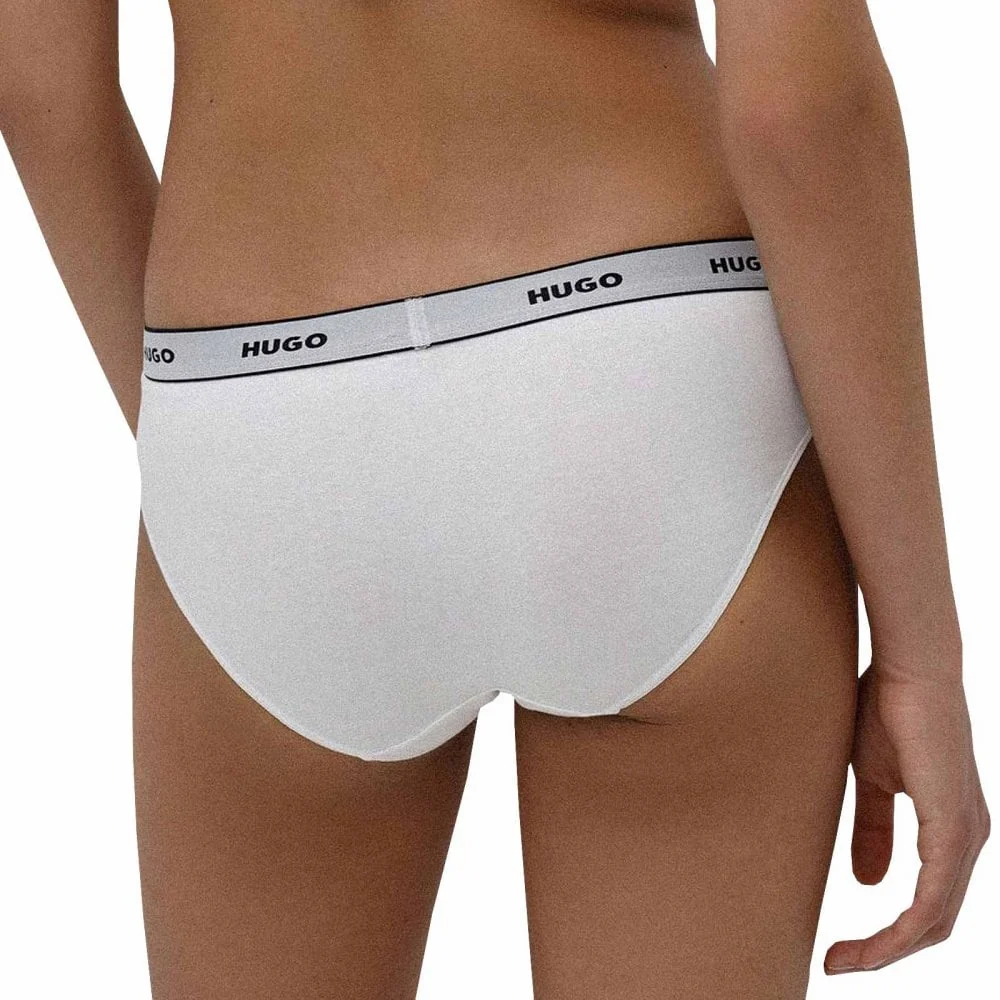 3-Pack Classic Logo Briefs, White - Image 5