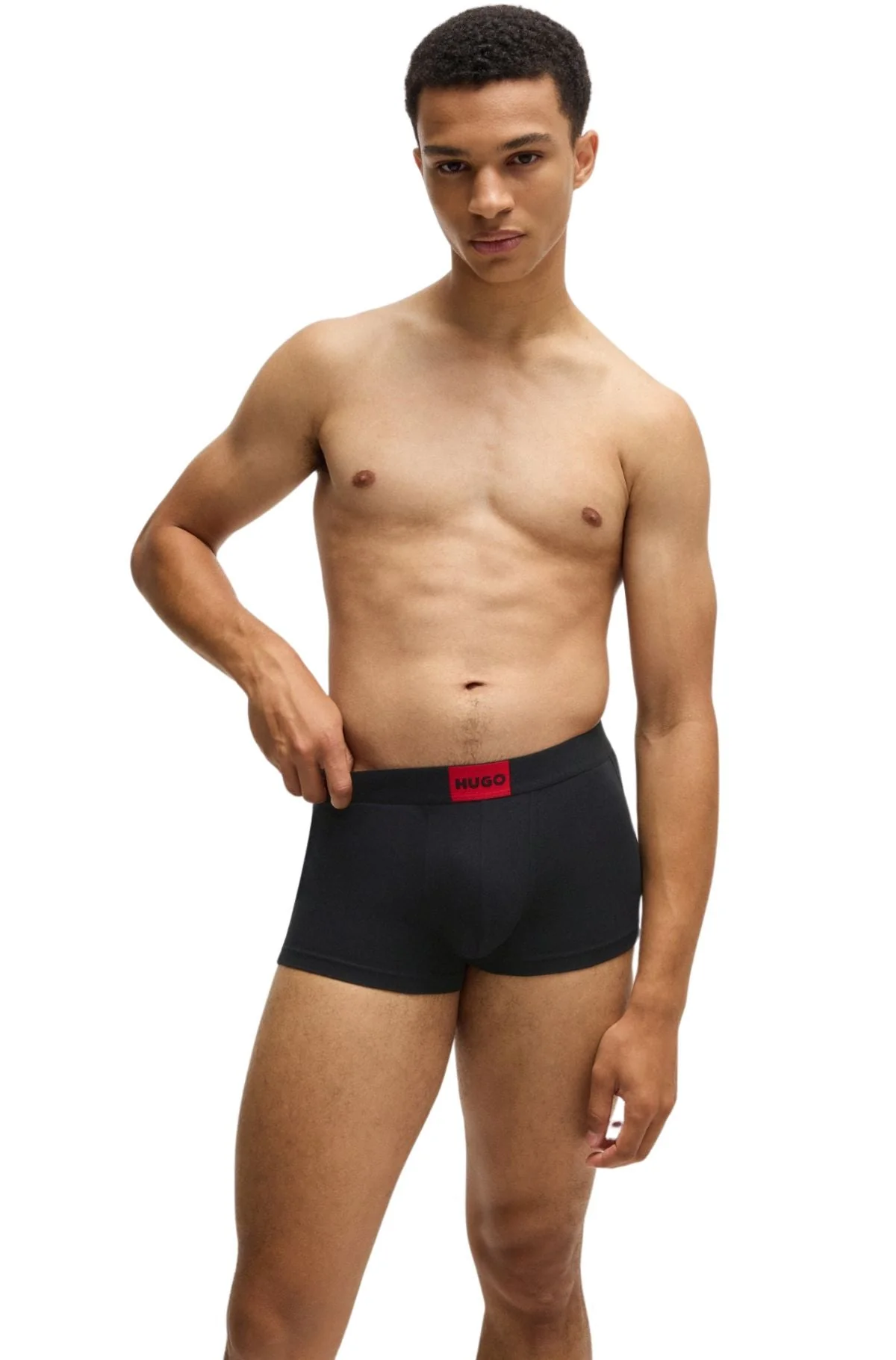 3-Pack Red Label Galaxy Boxer Trunks, Black - Image 2