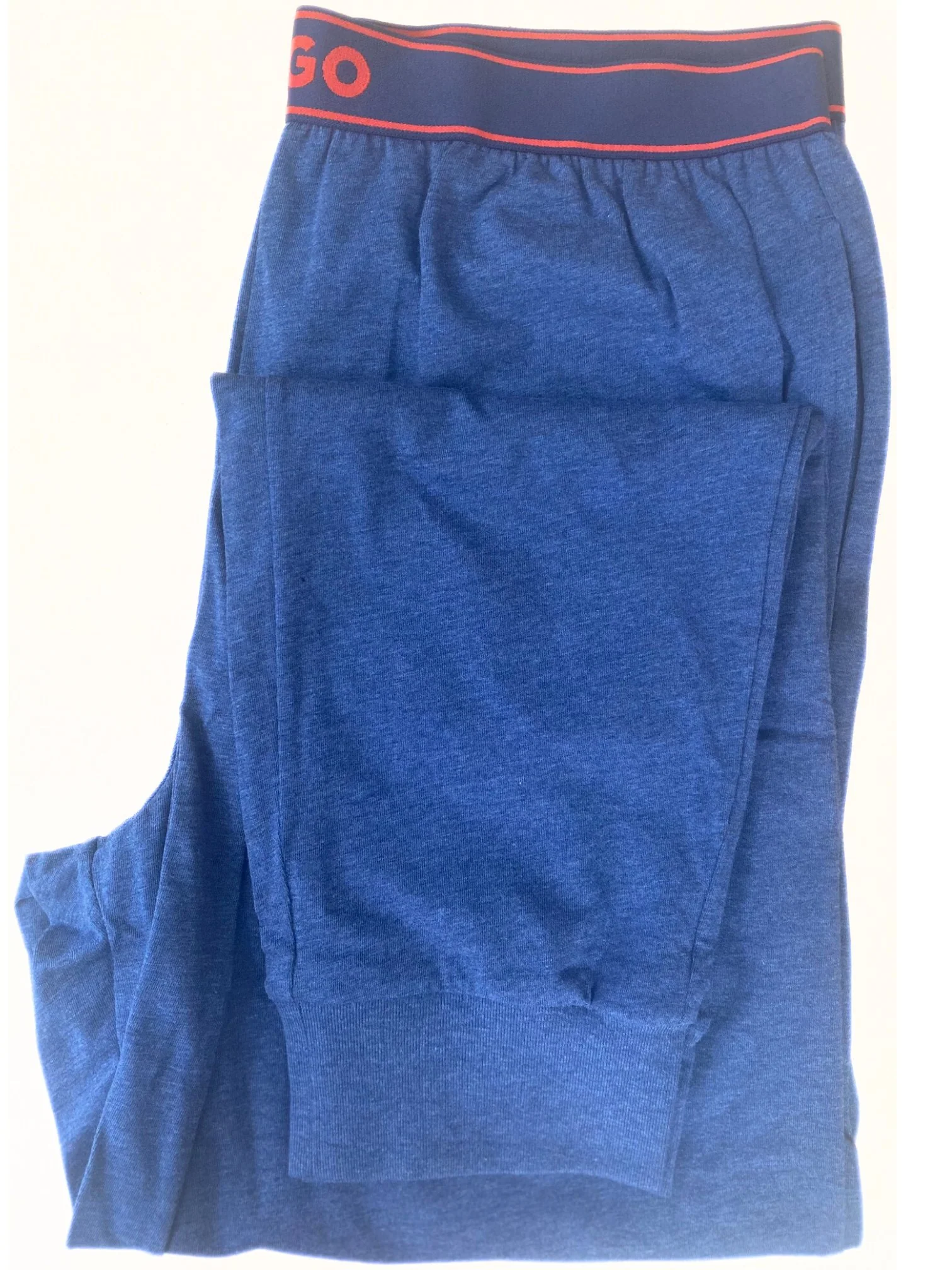 Laze Relaxed-Fit Jersey Loungewear Set, Marl Blue - Image 8