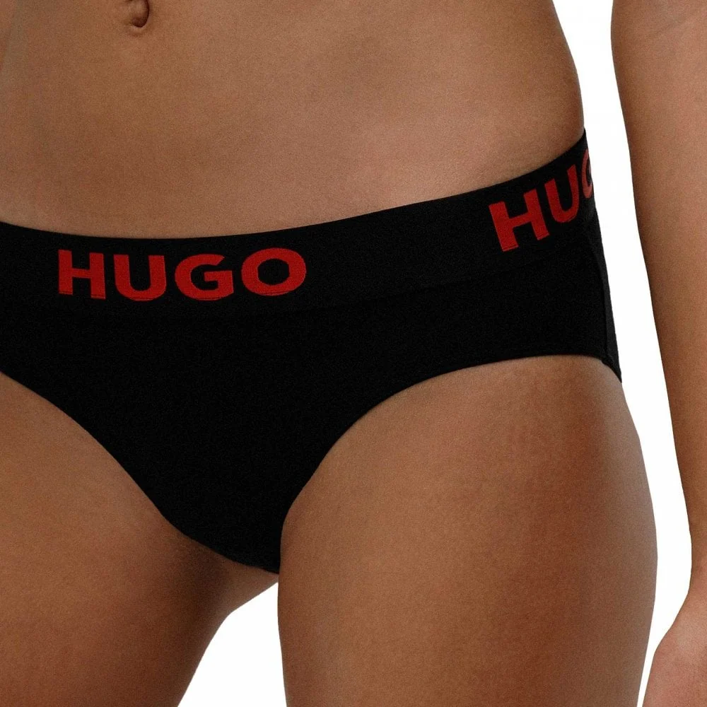 Sporty Logo Brief, Black - Image 2