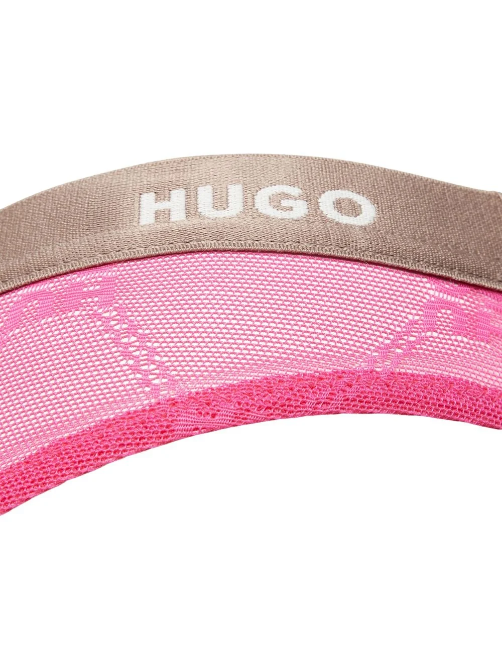 Sporty Logo Lace Brief, Bright Pink - Image 2