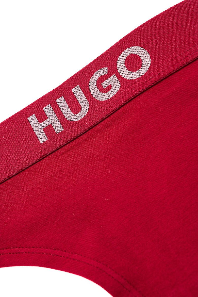Sporty Logo Thong, Burgundy - Image 3