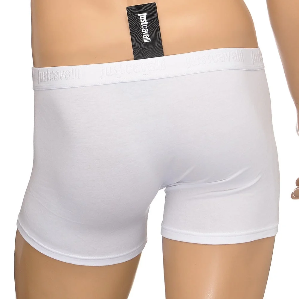 Cotton Stretch Boxer Brief, White - Image 2