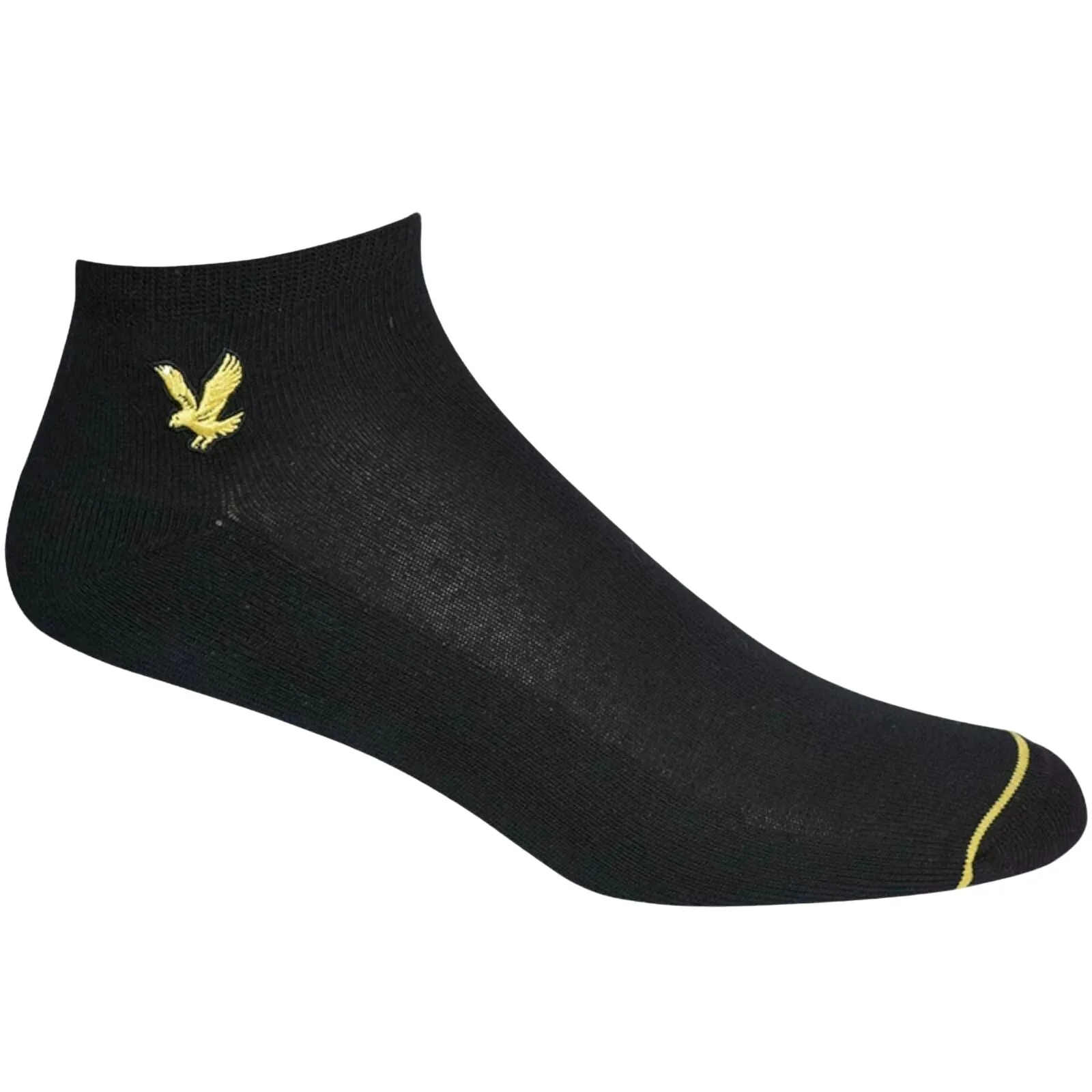 3-Pack Ross Trainer Socks, Black/White/Grey - Image 5