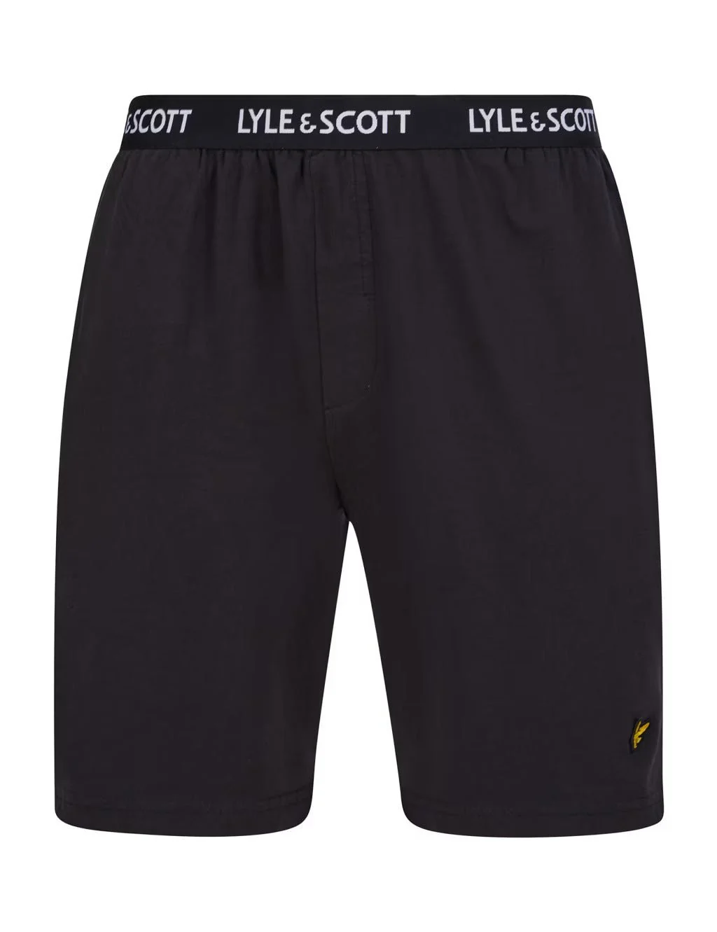 Charlie T-Shirt & Shorts Lounge Set, Black - Image 4