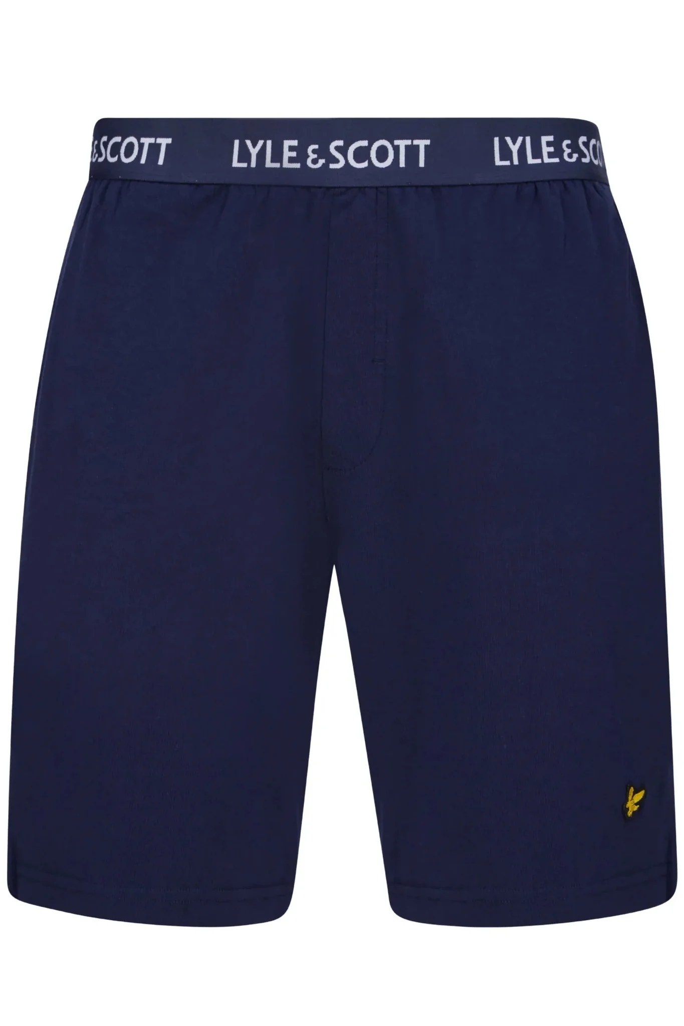 Charlie T-Shirt & Shorts Lounge Set, Peacoat / Grey Marl - Image 4