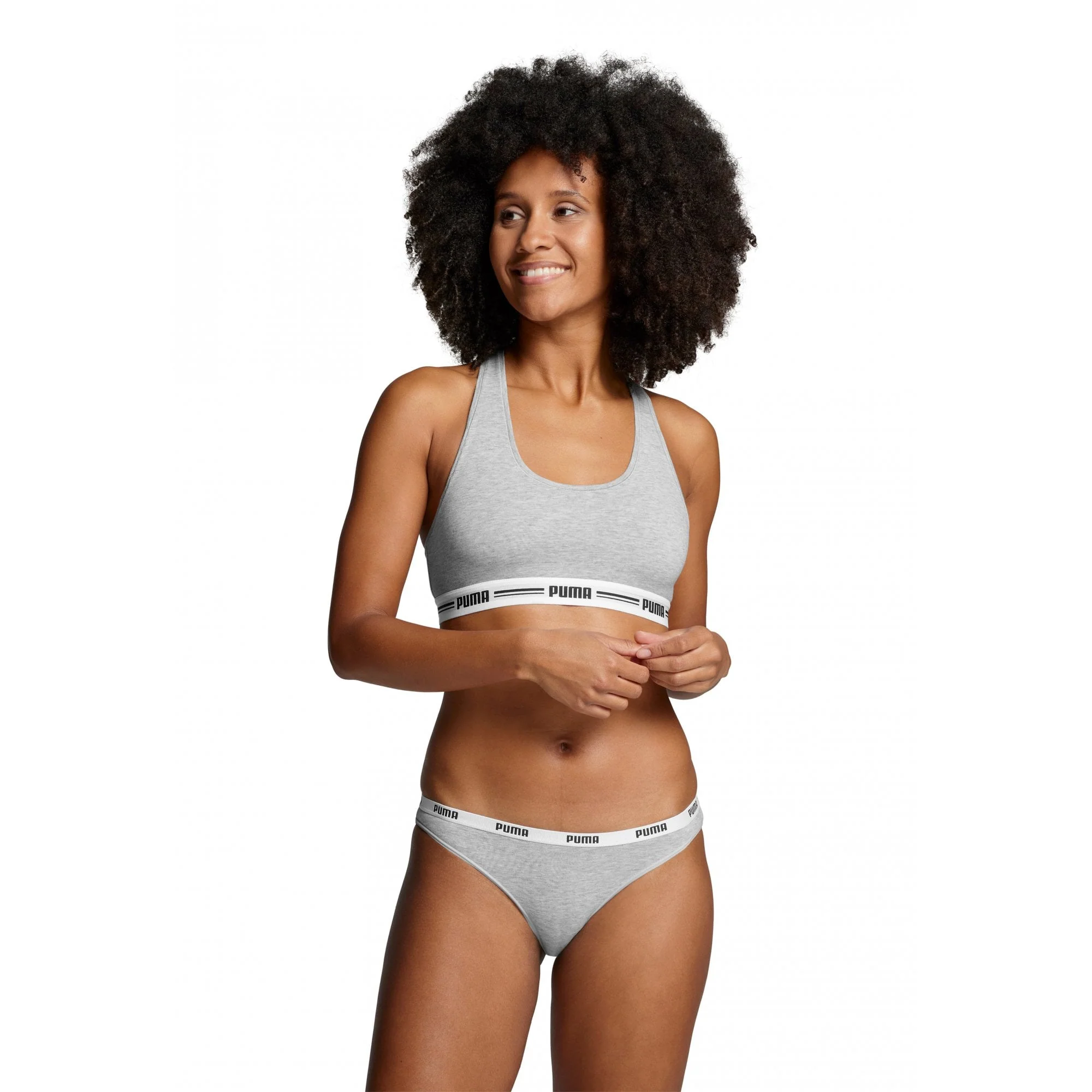 2-Pack Classic Logo Low-Rise Bikini Briefs, Grey Melange - Image 8