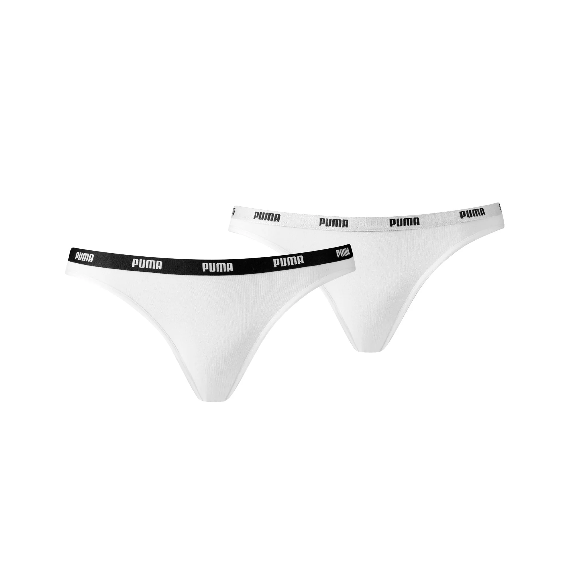 2-Pack Classic Logo Low-Rise Bikini Briefs, White - Image 13