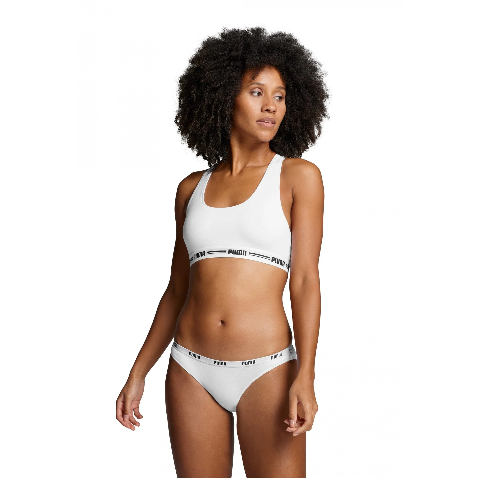 2-Pack Classic Logo Low-Rise Bikini Briefs, White - Image 9