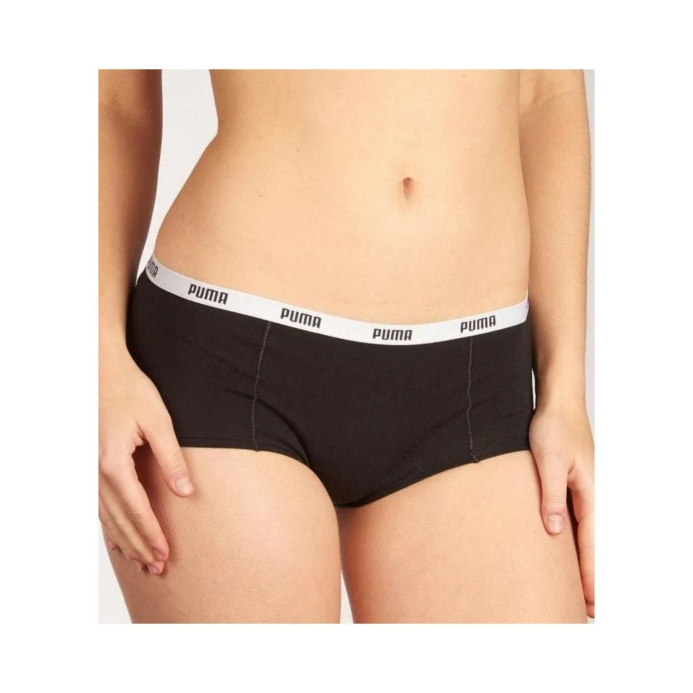2-Pack Striped Logo Mid-Rise Mini Shorts, Black - Image 5