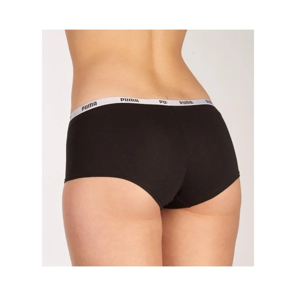 2-Pack Striped Logo Mid-Rise Mini Shorts, Black - Image 6