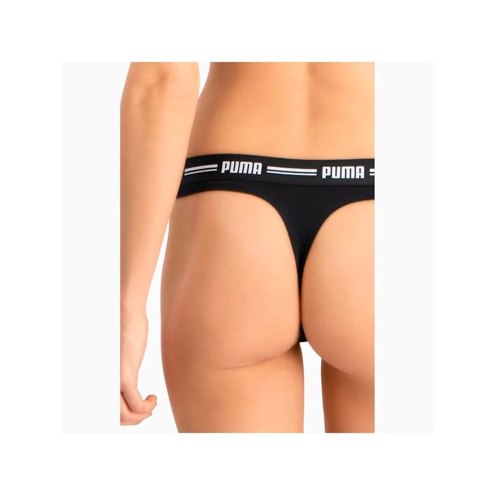 2-Pack Striped Logo Mid-Rise Strings, Black - Image 9