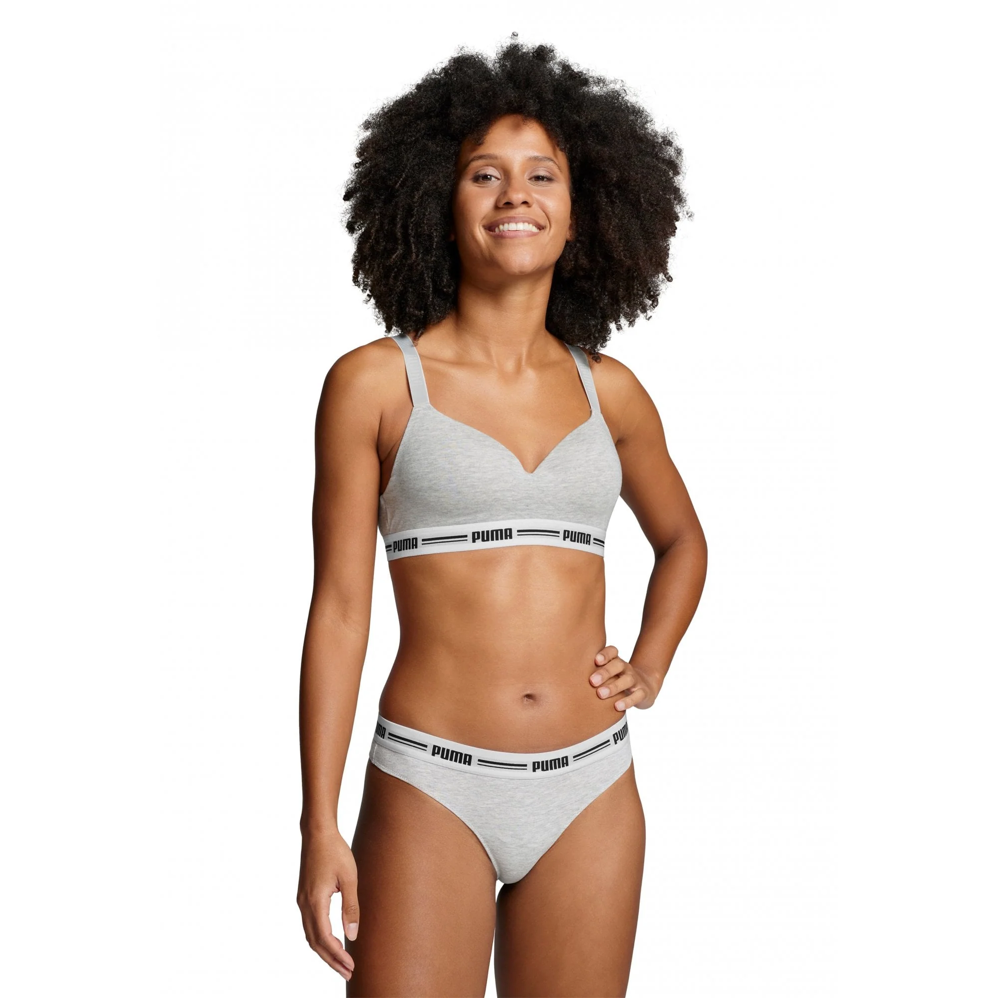 2-Pack Striped Logo Mid-Rise Strings, Grey Melange - Image 6
