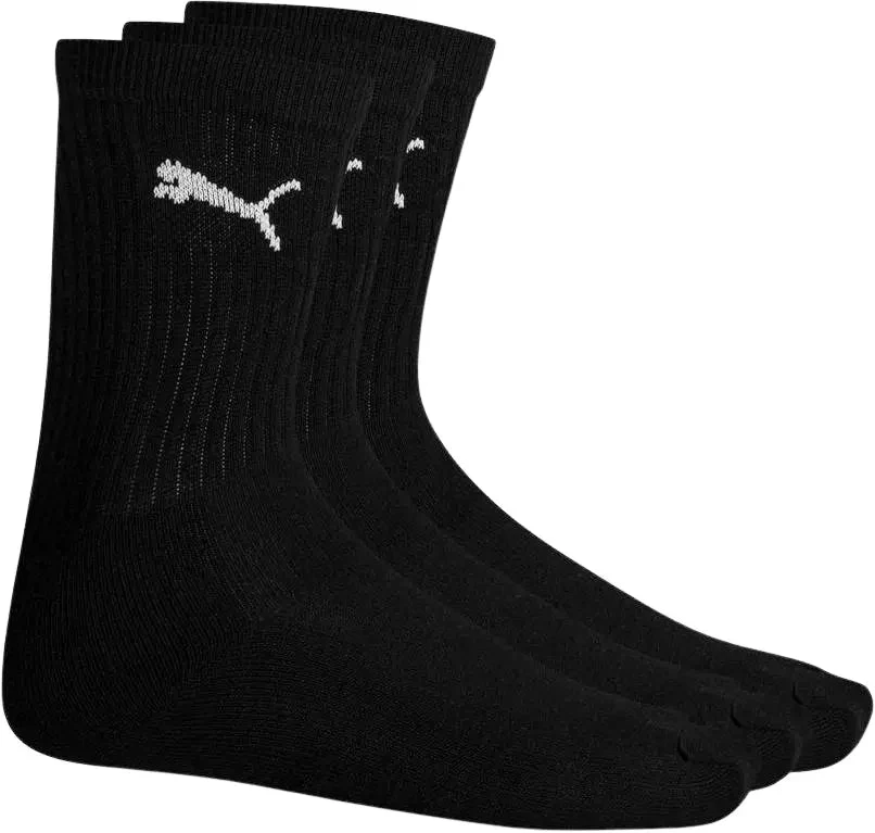 3-Pack Boys' Sports Socks, Black - Image 2