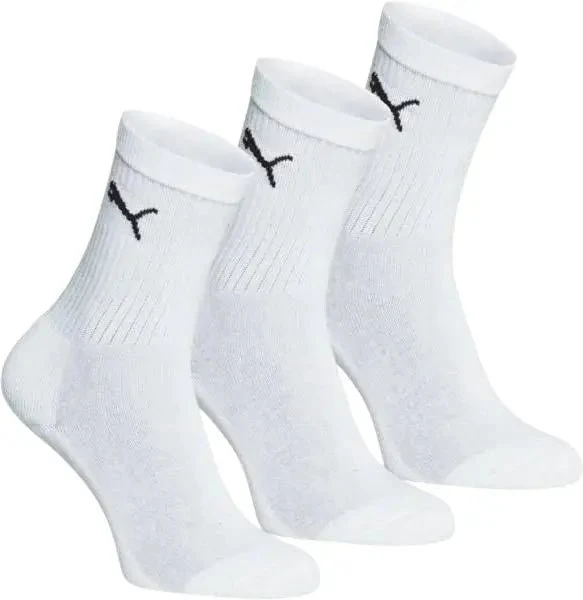 3-Pack Boys' Sports Socks, White - Image 3