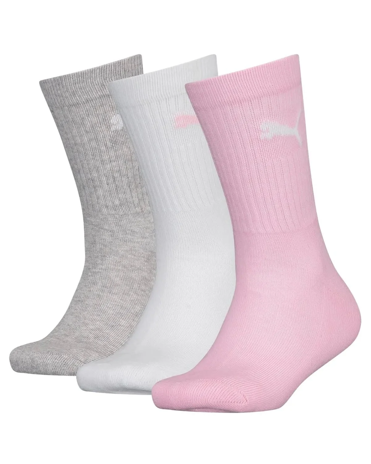 3-Pack Girl's Sports Socks, Rose Water