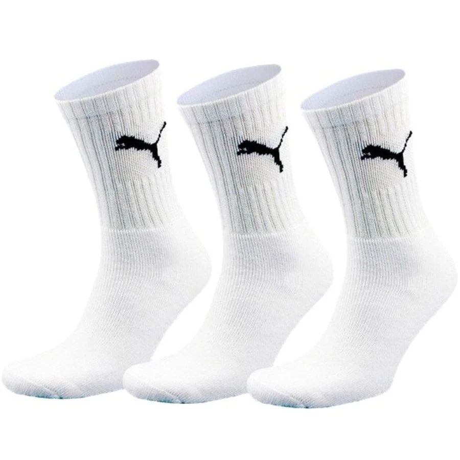 3-Pack Sports Socks, White