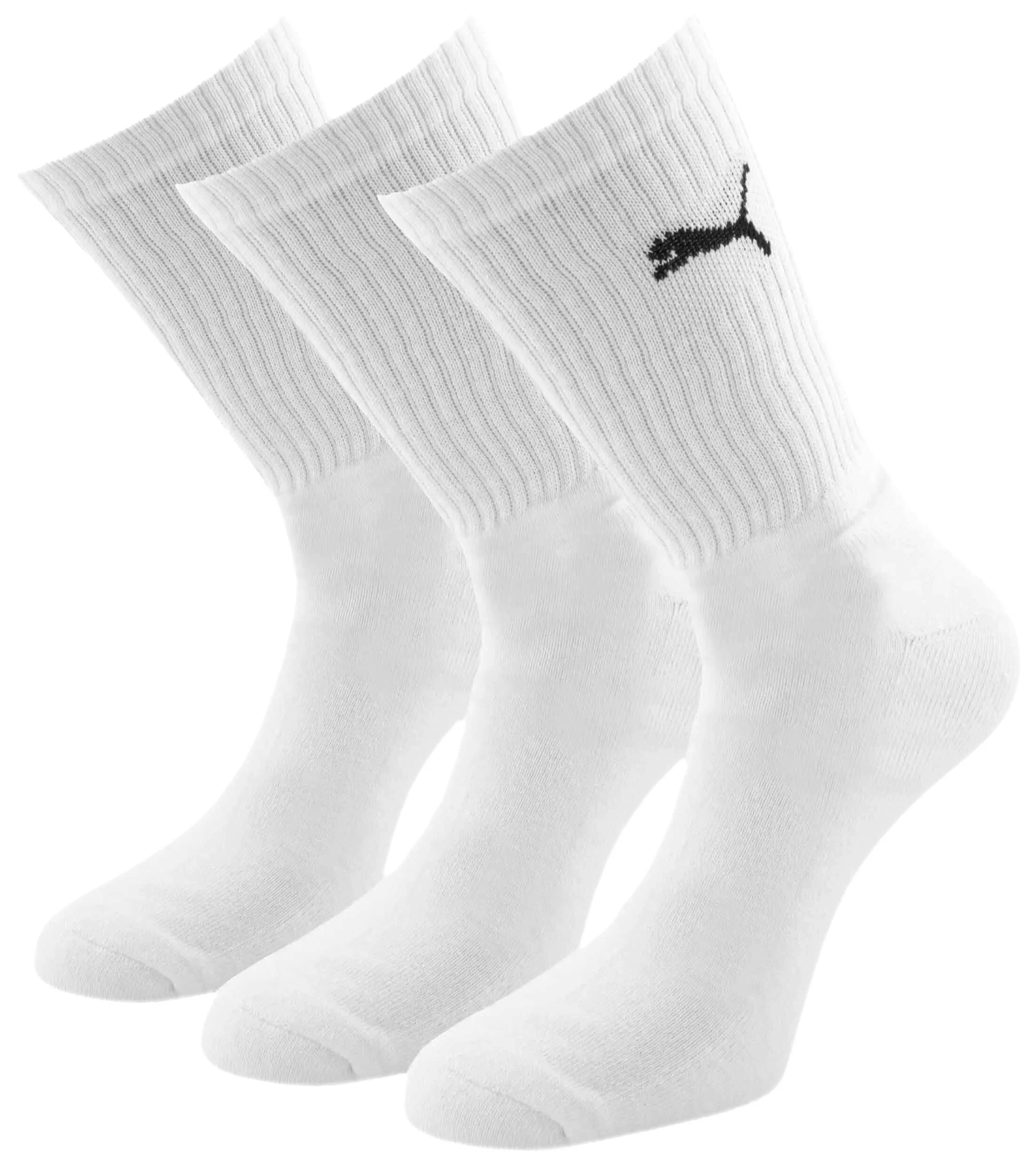 3-Pack Sports Socks, White - Image 3