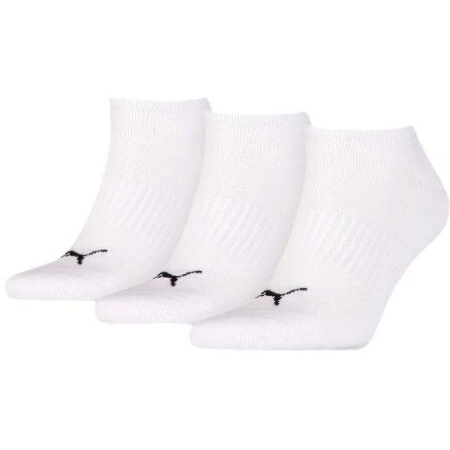 3-Pack Sports Trainer Socks, White - Image 2