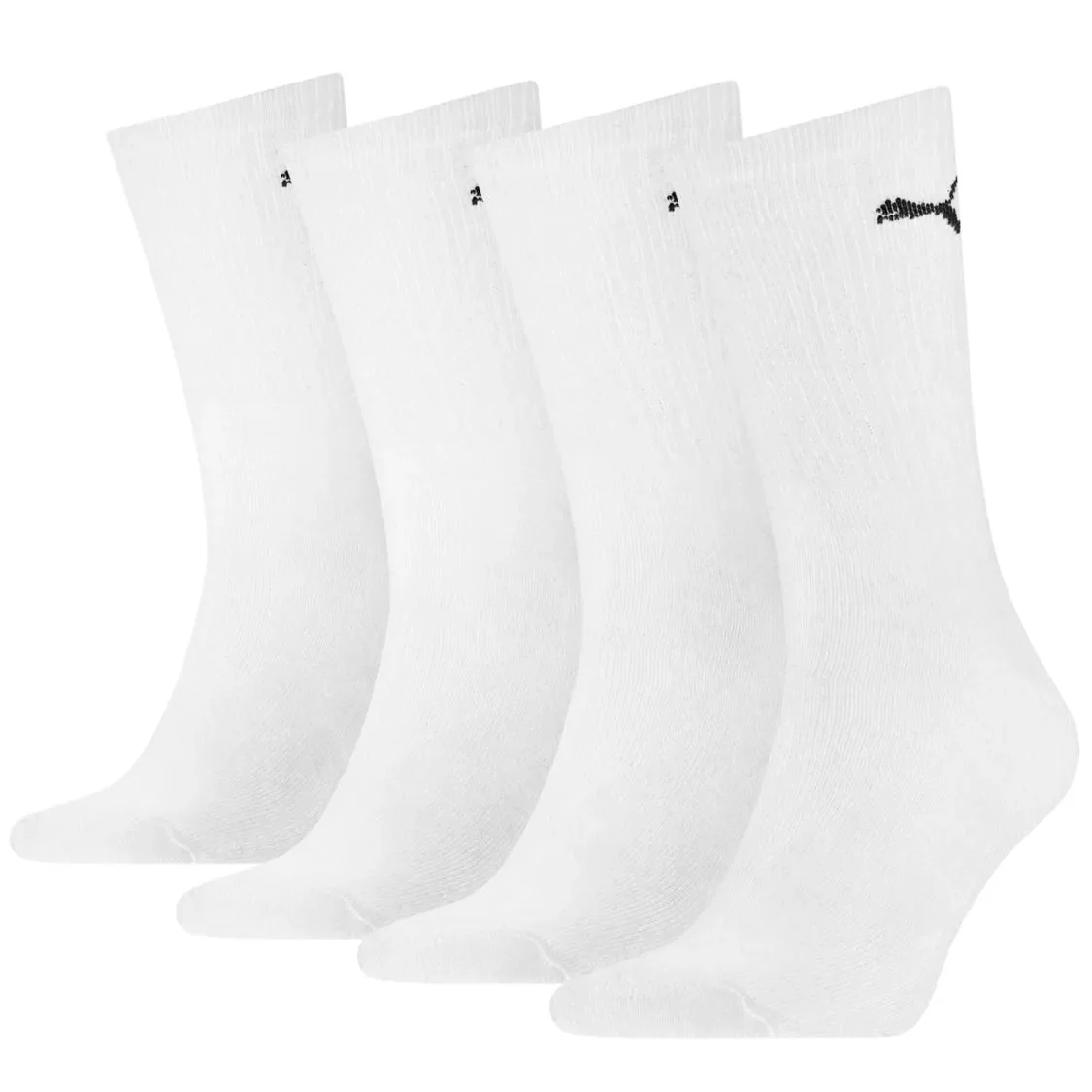 4-Pack Promo Sports Socks, White