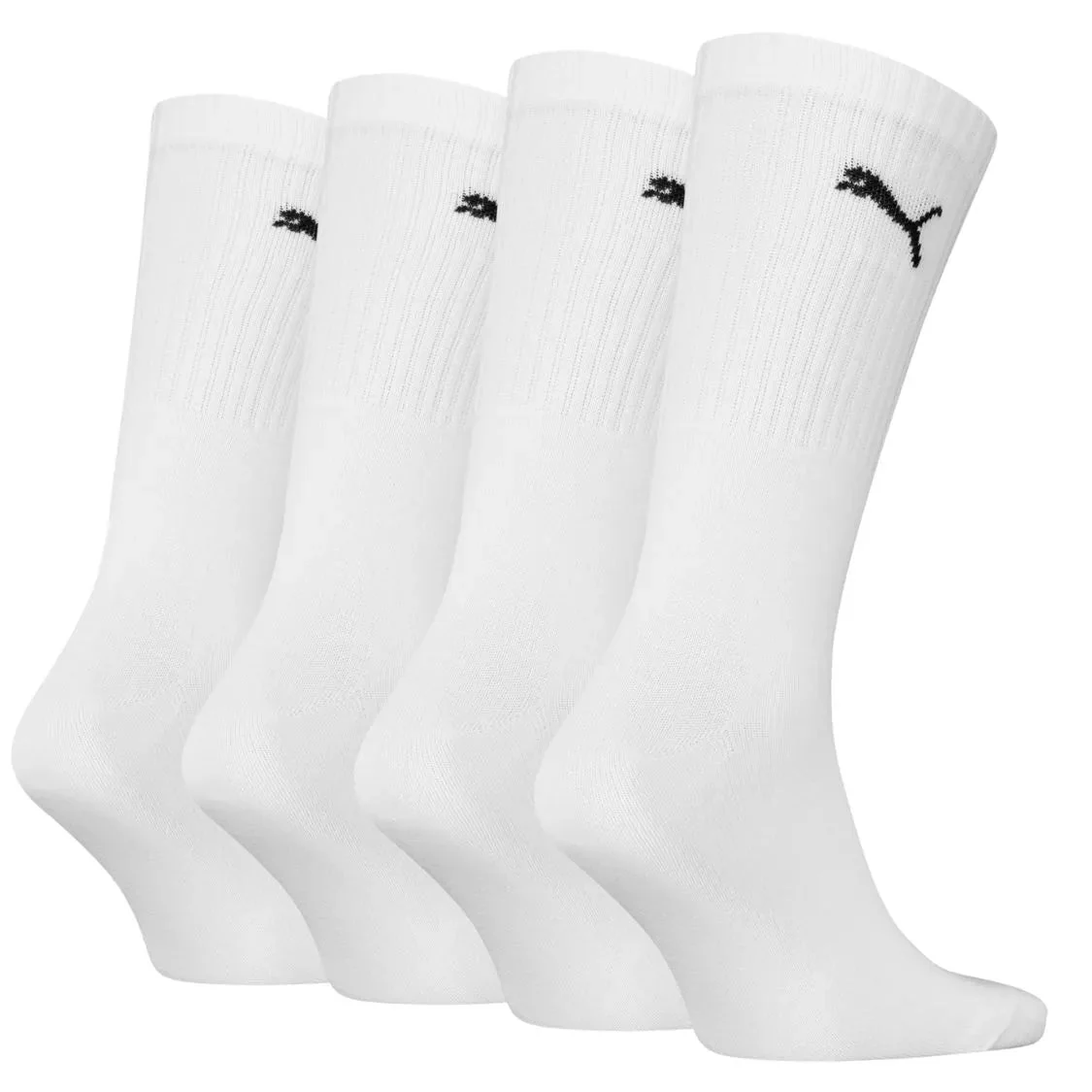 4-Pack Promo Sports Socks, White - Image 2