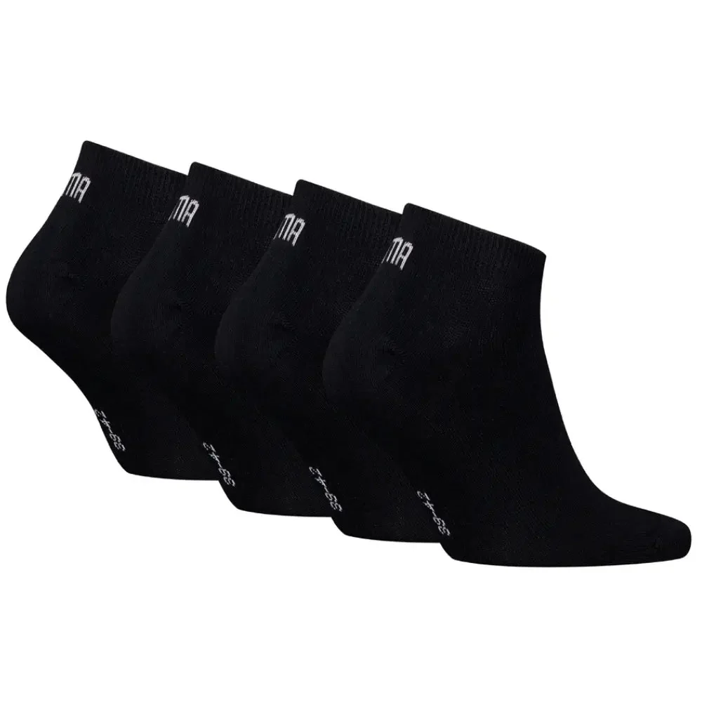 4-Pack Promo Sports Trainer Socks, Black - Image 2
