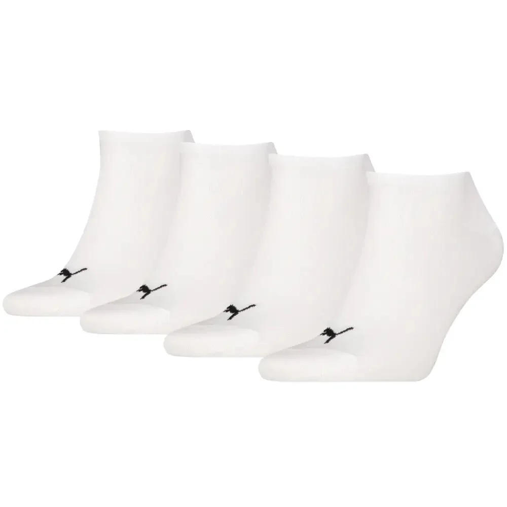 4-Pack Promo Sports Trainer Socks, White