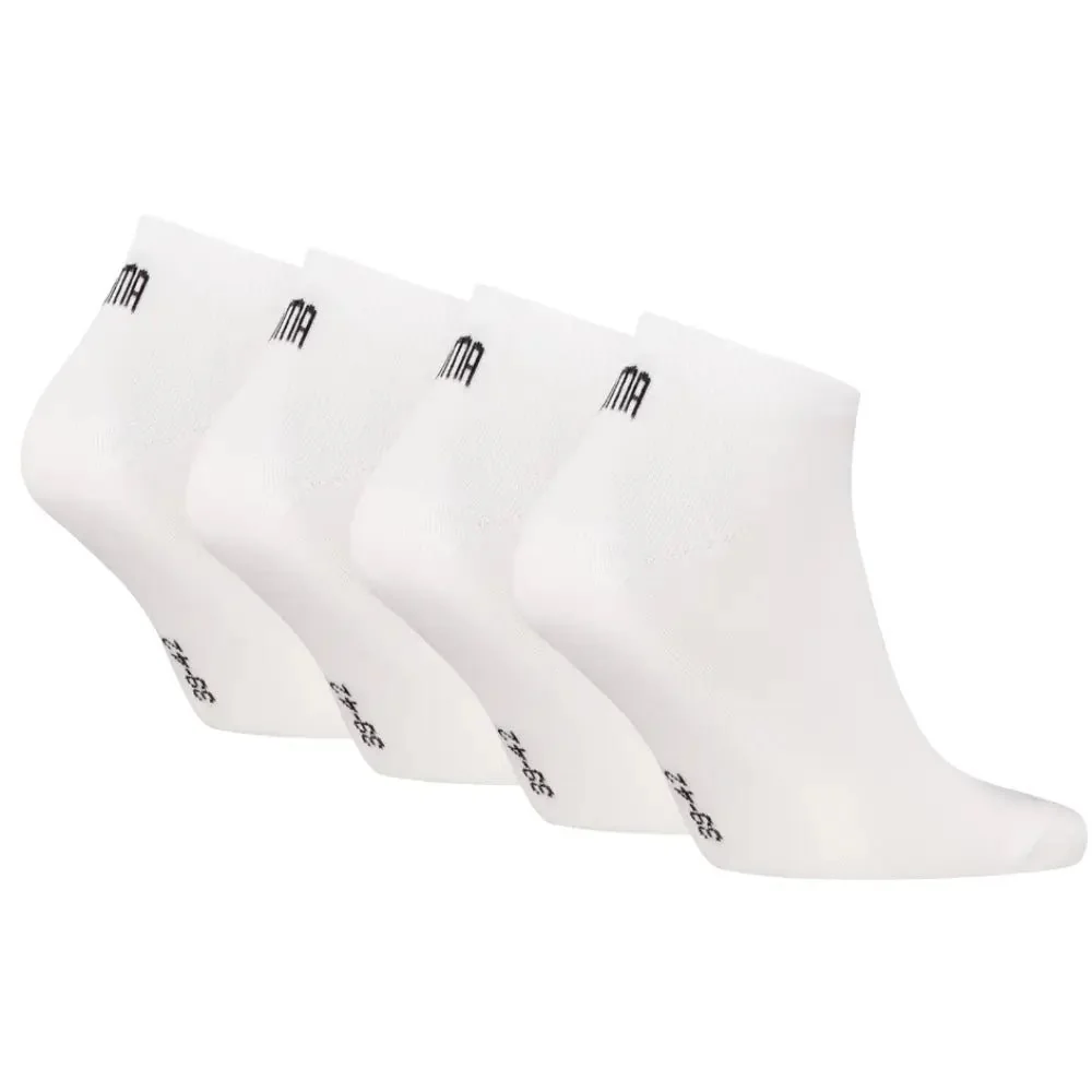 4-Pack Promo Sports Trainer Socks, White - Image 2