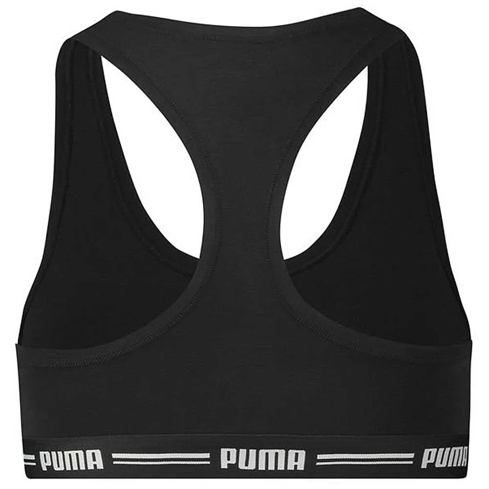 Cotton Modal Stretch Iconic Bralette, Black - Image 2