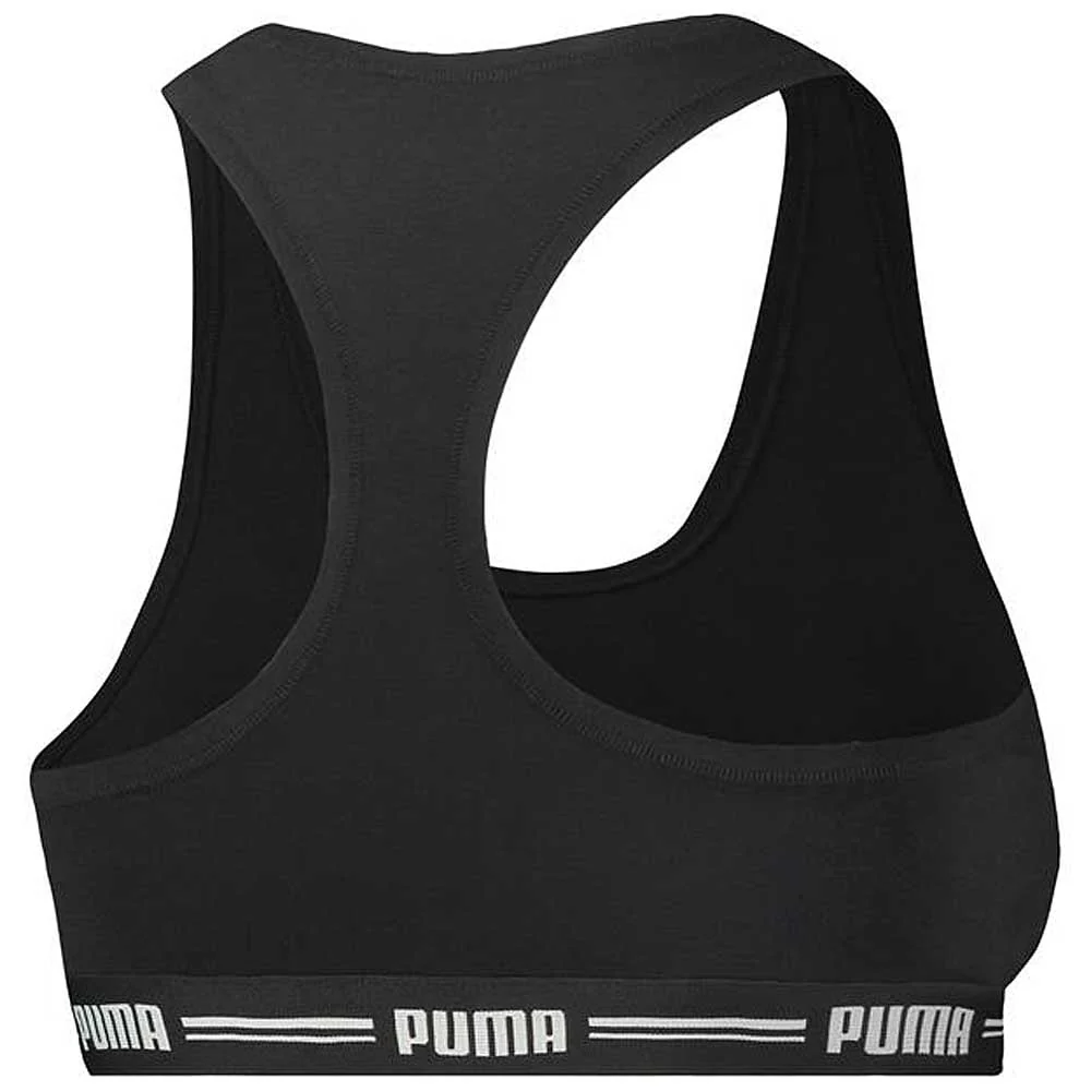 Cotton Modal Stretch Iconic Bralette, Black - Image 3