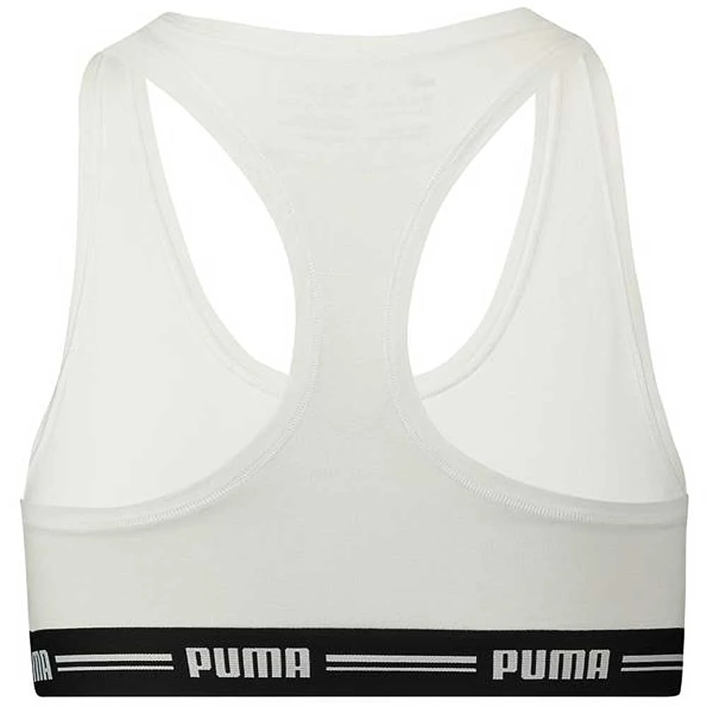 Cotton Modal Stretch Iconic Bralette, White - Image 2