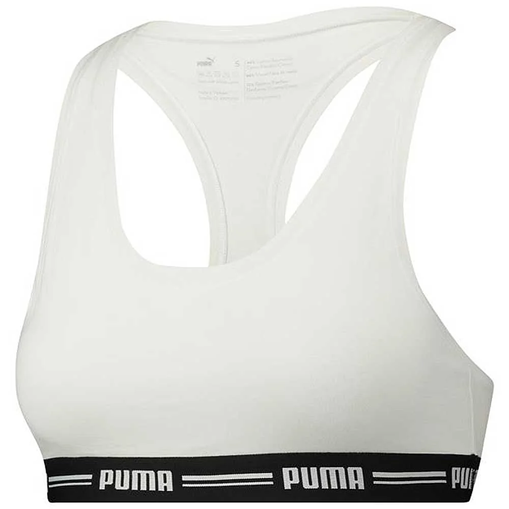 Cotton Modal Stretch Iconic Bralette, White - Image 3