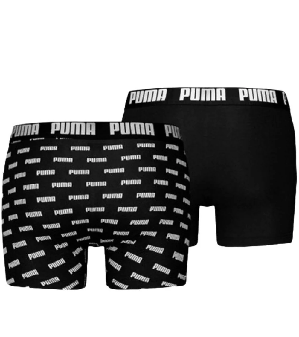 2-Pack Allover Logo Boxer Briefs, Black - Image 2