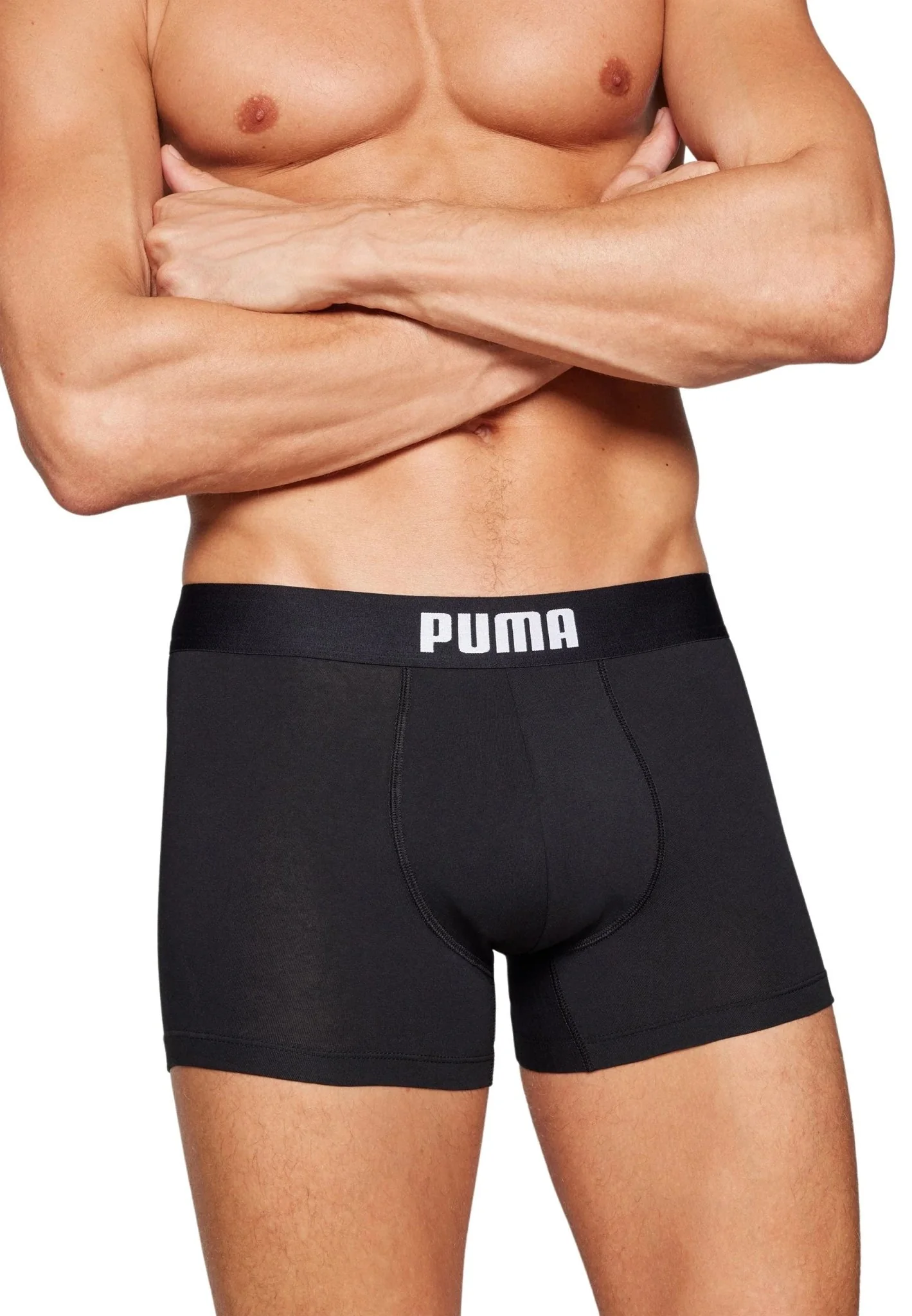 2-Pack Placed Logo Boxer Briefs, Black - Image 4